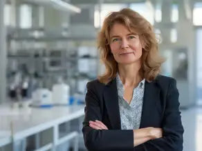 Black blazer over white shirt and blue patterned blouse in The Big Chair
