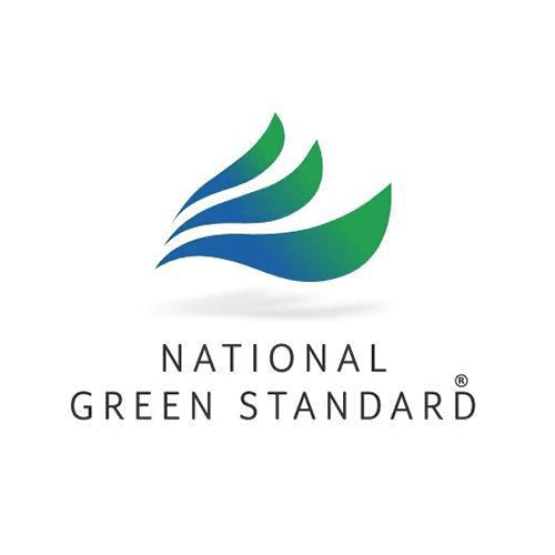 National Green Standard logo with a stylized leaf design on a white background
