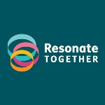Resonate Together logo on a teal background